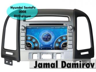 Avtoelektronika: Hyundai santafe 2006-2012 üçün dvd-monitor. Dvd-монитор для hyundai — 1