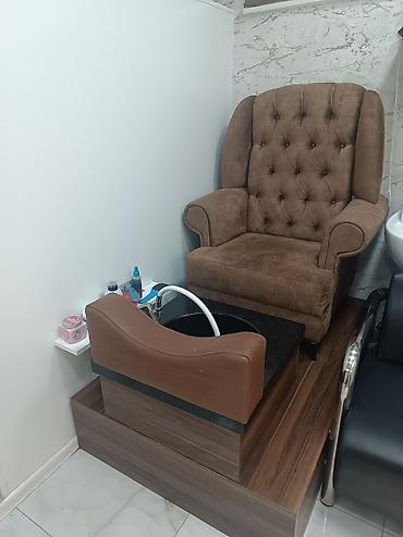Salon, tibbi mebel: Pedikür üçün komfortlu kreslo və quraşdırılmış vanna sistemi - — 2