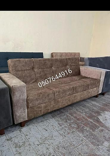 Sifarişlə divanlar: Divan, Qonaq otağı üçün, Parça, Bazalı, Açılan — 4