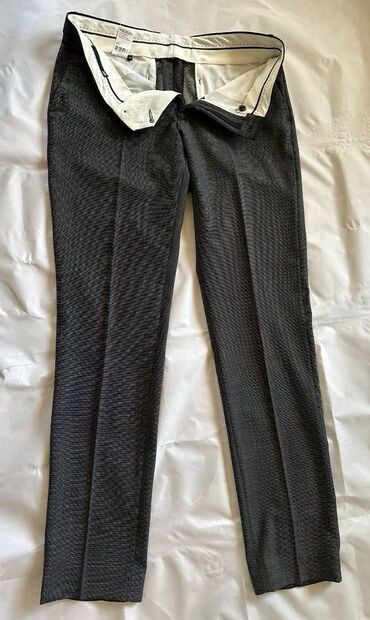 Pantalone: WOOLMARK BLEND - Nikad obučene muške elegantne/poslovne pantalone — 3