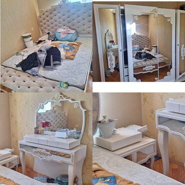 Mebel: İkinəfərlik çarpayı, Dolab, Termo, 2 tumba, İşlənmiş