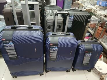 Çamadanlar: Sərt korpuslu səyahət çamadan dəsti - Ölçülər: 3-lük set – kabin — 8