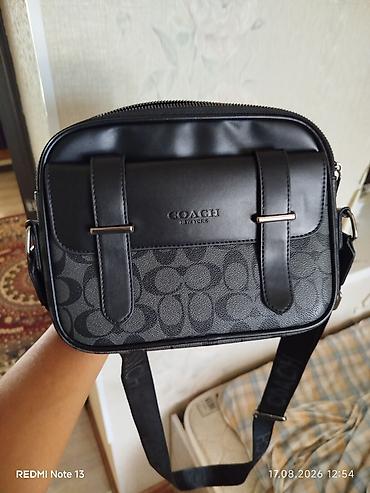 coach бишкек: Сумка через плечо COACH New York, мужская/унисекс, компактная — 1