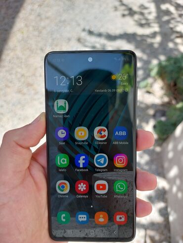 samsung a60 qiyməti: Samsung Galaxy A51, 64 GB, rəng - Qara, Sensor, Barmaq izi, İki sim kartlı