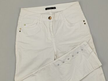 białe dopasowana bluzki: Jeansy, Monnari, S, stan - Dobry