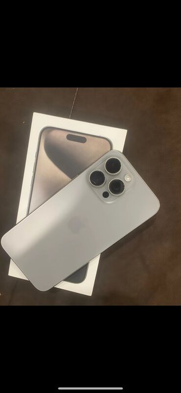 чехол для айфона: IPhone 15 Pro Max, 256 ГБ, Natural Titanium, Коробка, 90 %