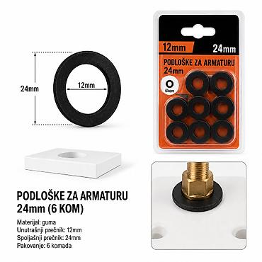 KMT Providni ravna gumena podloška 9368856 Opis: - Providna ravna