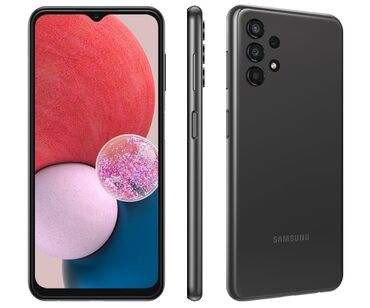 samsung j1: Samsung Galaxy A13, 64 ГБ, цвет - Серый, Сенсорный, Отпечаток пальца, Две SIM карты