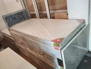 Односпальные кровати: Односпальная кровать, Новый, С матрасом, длина - 205 см — 13