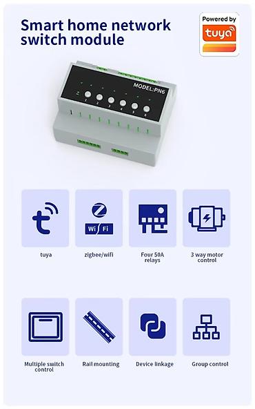 Другие товары для дома: 🌐 6 Kanal 16A WiFi Rele PN6 🌐 6 Канальное WiFi Реле 16А PN6 RSH Tuya — 6