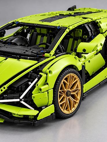 модель: Lamborghini Sián FKP 37 — конструктор 3696 деталей + картина 80×50 см — 4