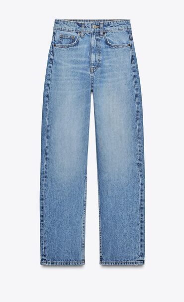 Women's Pants: Şalvar, Zara, S (EU 36), rəng - Göy