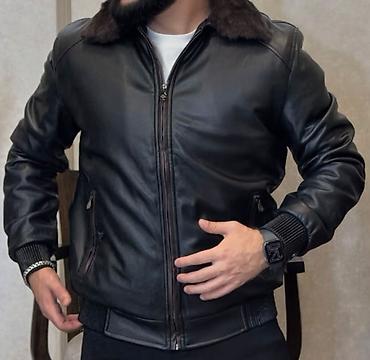 Üst geyimləri: Loro piana dəri gödəkçə 2xl Türkiyədən gəlib keyfiyyətinə 5 il qaranti — 1