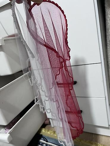 свадебная фата: Фата свадебная/праздничная, короткая, на гребне. - Два слоя из — 1