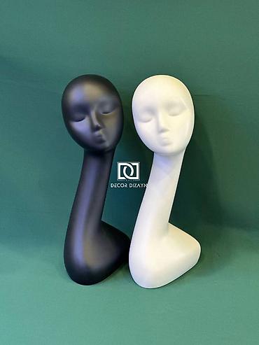 Оборудование для магазинов: Baş maniken / Bas manken Maniken Manken Maneken Reng:ag,qara Material — 4