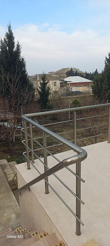 Balkon məhəccəri, Paslanmaz polad lalafo.az -da Balkon məhəccəri, Paslanmaz polad
