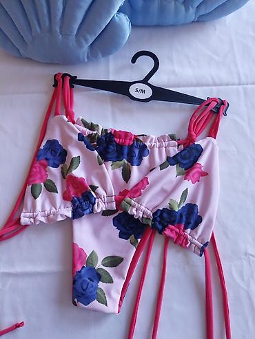stefano baletanke: Dvodelni kupaći kostim – cvetni print - Model: bikini sa trouglastim — 3