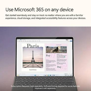 Ноутбуки: Ультрабук, Microsoft Surface, 16 ГБ ОЗУ, Snapdragon X Elite, 13.1 ", Новый, Для работы, учебы, память NVMe SSD — 9