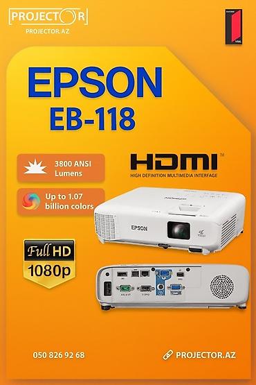 vga hdmi: İşlənmiş Stasionar Proyektor Epson, Ödənişli çatdırılma — 1