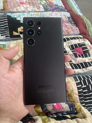 Мобильные телефоны и аксессуары: Samsung Galaxy S23 Ultra, Б/у, 256 ГБ, цвет - Черный, 2 SIM, eSIM — 1
