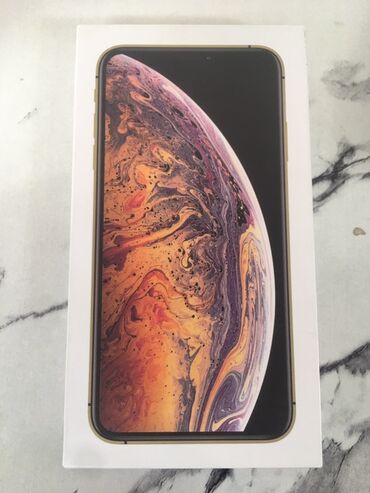 1 айфон: IPhone Xs, Жаңы, 256 ГБ, Алтын, Куту, 100 %