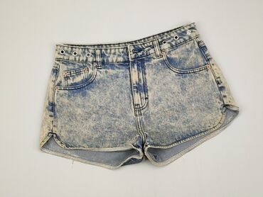 spódniczka jeansowa z wysokim stanem: Krótkie Spodenki Damskie, Denim Co, M (EU 38), stan - Dobry