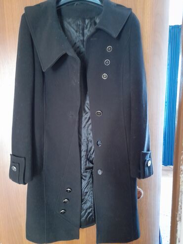 пальто коричневый: Пальто, По колено, S (EU 36), M (EU 38)