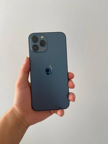 купить аирподс 2 оригинал бу: IPhone 12 Pro Max, Б/у, 128 ГБ, Pacific Blue, 87 %