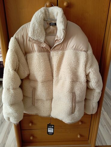 qış üçün kapüşonlu qadın gödəkçələri: Puxovik kurtka, 3XL (EU 46)