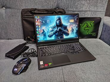 планшет для художников: Ноутбук, Lenovo, 16 ГБ ОЗУ, AMD Ryzen 7, 15.6 ", Б/у, Для работы, учебы, память NVMe SSD