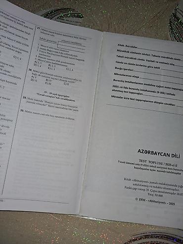 guven informatika test pdf: Məhsul: “Azərbaycan dili – 2025 Test Toplusu” (DİM) Xüsusiyyətlər: - — 4