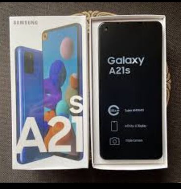 samsung note 21 ultra qiymeti: Samsung Galaxy A21S, 32 GB, rəng - Göy, Barmaq izi, İki sim kartlı, Face ID