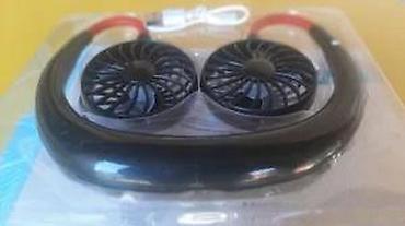 Mini prenosivi ventilatori: VENTILATOR ZA VRAT CRVENO-CRNI NOV RASHLADJIVAC ZA VRELE DAN | Cene — 15