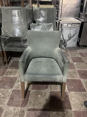 2 el mebel: Qonaq otağı üçün, İşlənmiş, Qatlanmayan, Stul — 9