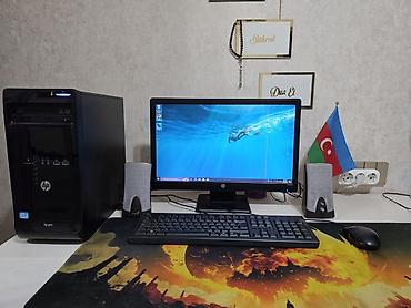 Masaüstü kompüterlər və iş stansiyaları: HP stolüstü kompüter dəsti Tərkib: - HP Pro sistem bloku - HP 20” — 1