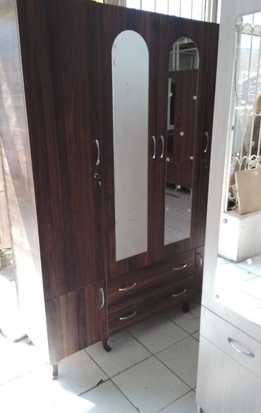 Dolablar: Yeni, Açılan, 4 qapılı Düz dolab, Qarderob, paltar dolabı, Azərbaycan — 24