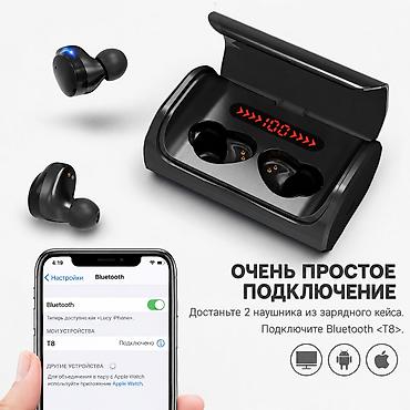 цум наушники: T8 супер наушник — Музыка да угасыз, телефонуңузду да зарядтайсыз (2 в — 5