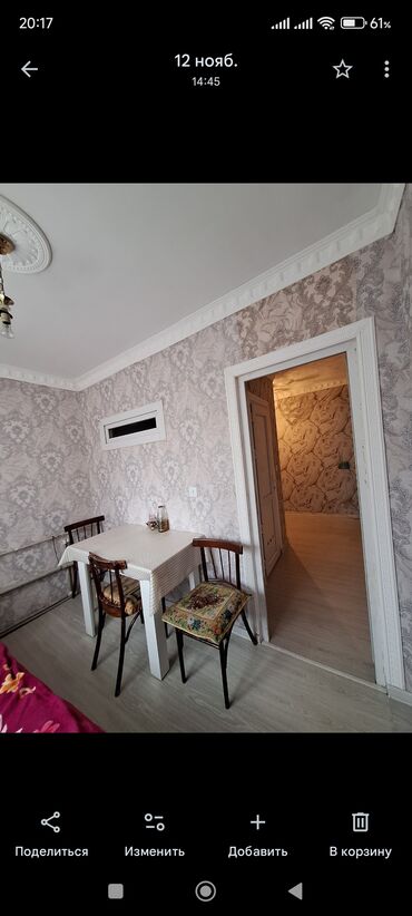 Köhnə tikili: Satılır: 1 otaqlı mənzil/interyer - İşıqlı, geniş dəhlizli planlama - — 2