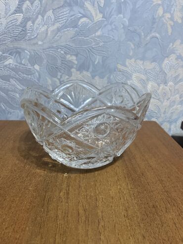 Наборы посуды: Хрустальная конфетницасалатница,пепельницаваза СССР — 4