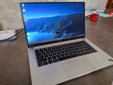 xiaomi ноутбук: Ультрабук, Xiaomi, 16 ГБ ОЗУ, AMD Ryzen 5, 14 ", Б/у, Для работы, учебы, память SSD