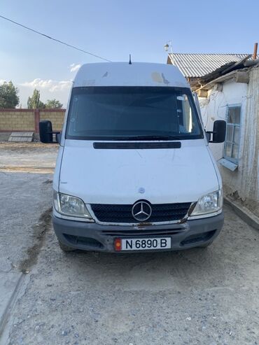 авто выкуп рассрочку: Белый фургон Mercedes-Benz Sprinter сатылат 2.9тди матор каробка сди