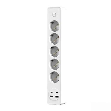 viljuska za struju: PRODUŽNI KABAL 2M USB + TYPE C PUNJAČ 2-3-4-5 UTIČNICA | Produžni — 2