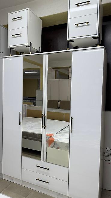 Спальные гарнитуры: Спальный гарнитур, Новый, Двуспальная кровать, Шкаф, Комод, МДФ, Самовывоз, цвет - Бежевый at lalafo.kg — 8 Спальные гарнитуры: Спальный гарнитур, Новый, Двуспальная кровать, Шкаф, Комод, МДФ, Самовывоз, цвет - Бежевый — 8