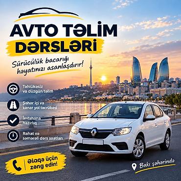 Yüksək Səviyyədə Avto Təlim Dərsləri
Münasib Qiymət
Təcrübəli Müəllim lalafo.az -da Yüksək Səviyyədə Avto Təlim Dərsləri
Münasib Qiymət
Təcrübəli Müəllim