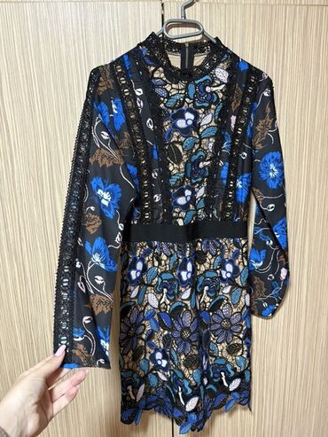boho stil boho haljine prodaja: Lea S (EU 36), color - Blue, Cocktail, Long sleeves