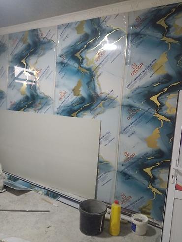 Фасадные сэндвич панели: Декоративные стеновые панели из ПВХ с установкой - Материал — 3