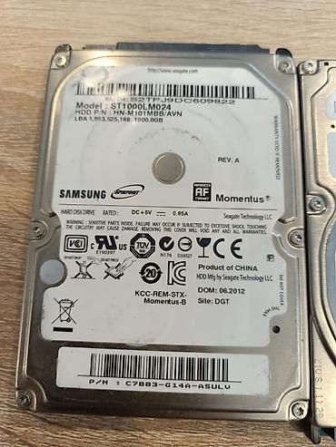 sərt disk: Məhsul: 2-ci əl 2.5" SATA noutbuk HDD-ləri (işlək), hamısı Low Level — 4
