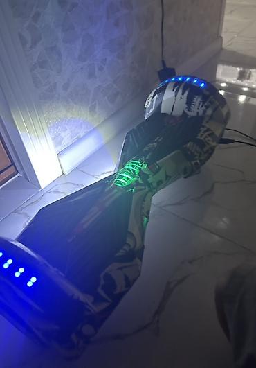 Электротранспорт: Qrafiti dizaynlı balans skuter (hoverboard) - 6.5" təkərlər, yanlarda — 5