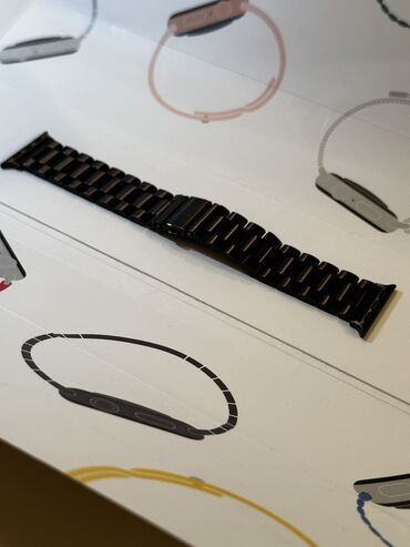 apple watch series 3 baku: Новый, Ремешки, Apple, Металл, цвет - Черный