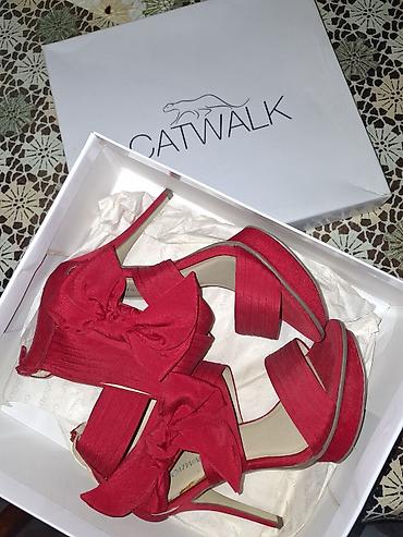 platforma ayaqqabilar: Catwalk qadın sandaleti 38 razmer unvan Gəncə Yenidir - Model — 1